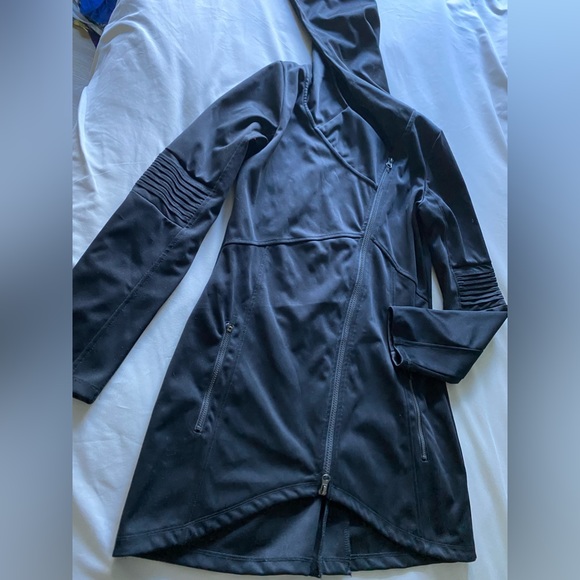 Vintage Mondetta Black Hooded Nomad Long Jacket | Size XS - Picture 8 of 9